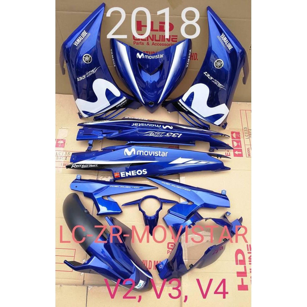 Buy Hld Cover Set Lc135 V2 V3 V4 V6 Movistar 2018 Dpbmc Blue White Logo Airbrush Sticker Tanam Coverset Seetracker Malaysia