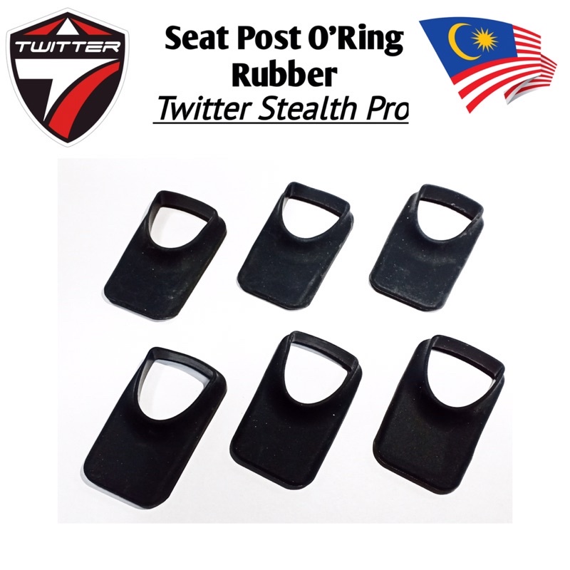 READY STOCK!! SEAT POST O’RING RUBBER FOR TWITTER STEALTH PRO