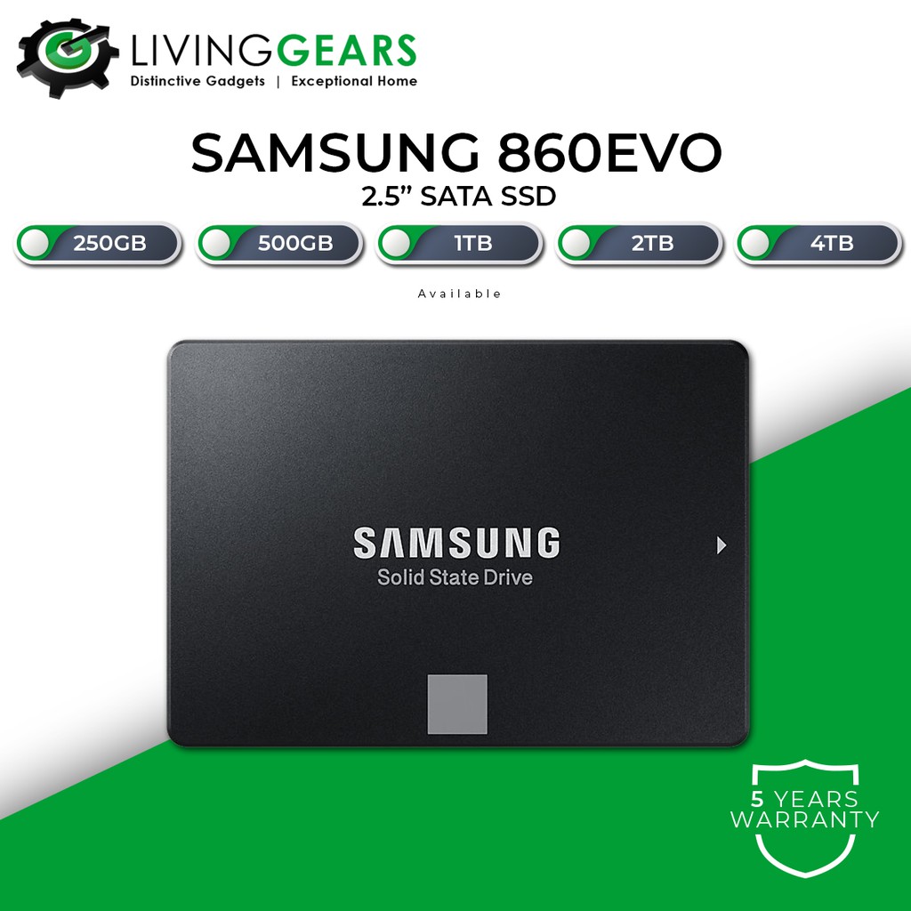 [NEW] Samsung SSD 860 EVO Sata III Solid State Drives 2.5" 250GB 500GB