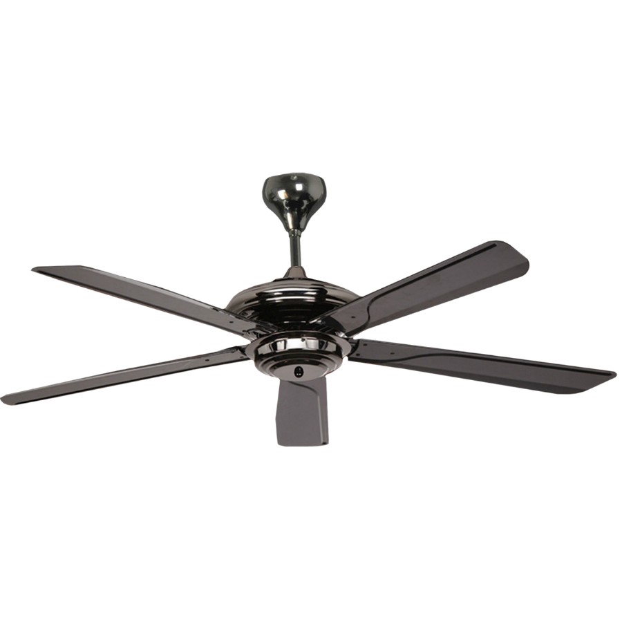 Elmark El921 520 56 Inch Remote Ceiling Fan Black Gold