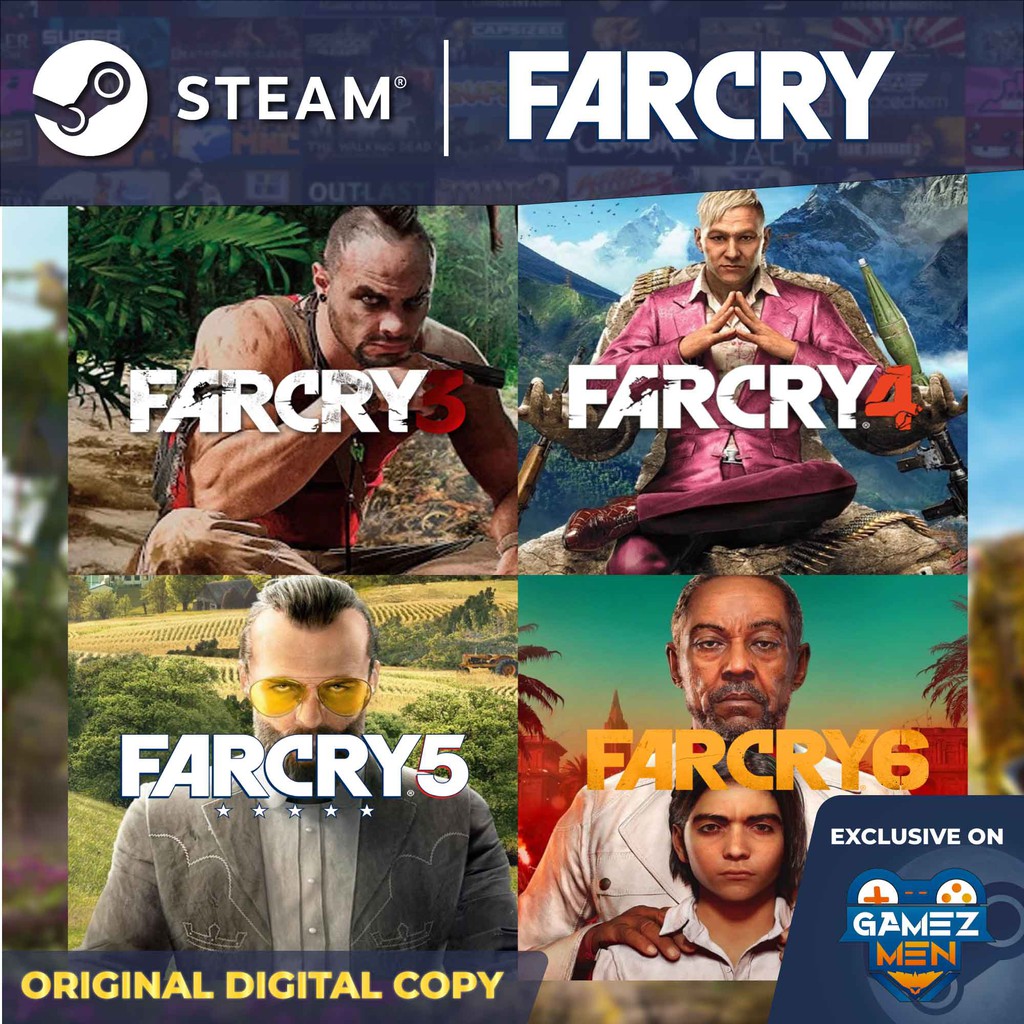 Original Origin Far Cry Series 3 4 5 6 Free Steam Games Account Shopee Malaysia