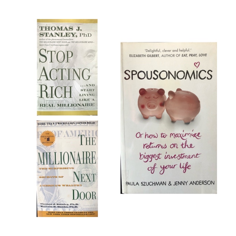 二手书 Secondhand book【The Millionaire Next Door】【Stop Acting Rich】【Spousonomics】