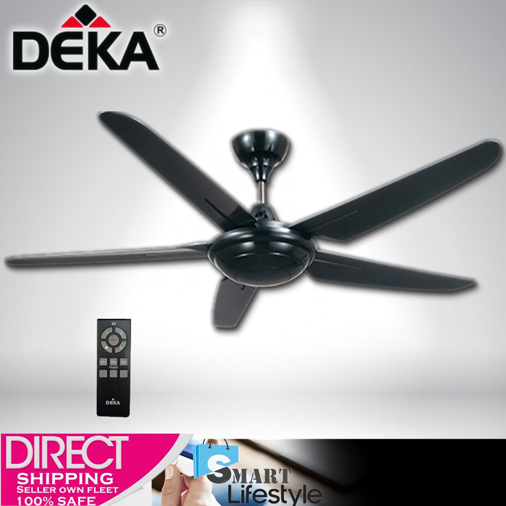 DEKA CEILING FAN F5P WITH REMOTE CONTROL / 5 BLADE | Shopee Malaysia