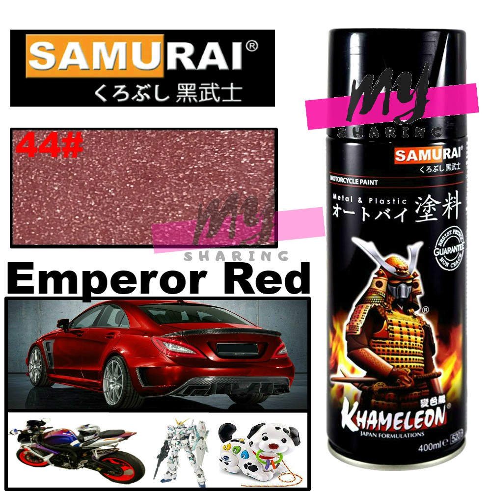 red metallic spray paint for plastic