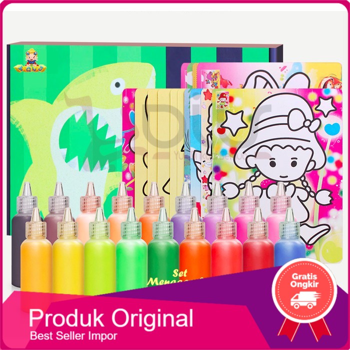 Sand Painting Set (18 Color Sand Fill + 30 Pictures) Shopee Malaysia