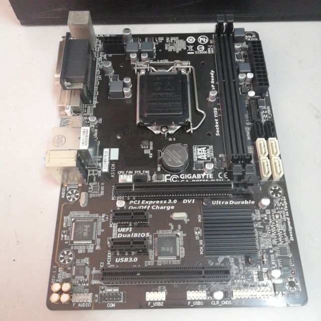 Gigabyte GA-B85M-D3V-A 1150 Motherboard(used) | Shopee Malaysia