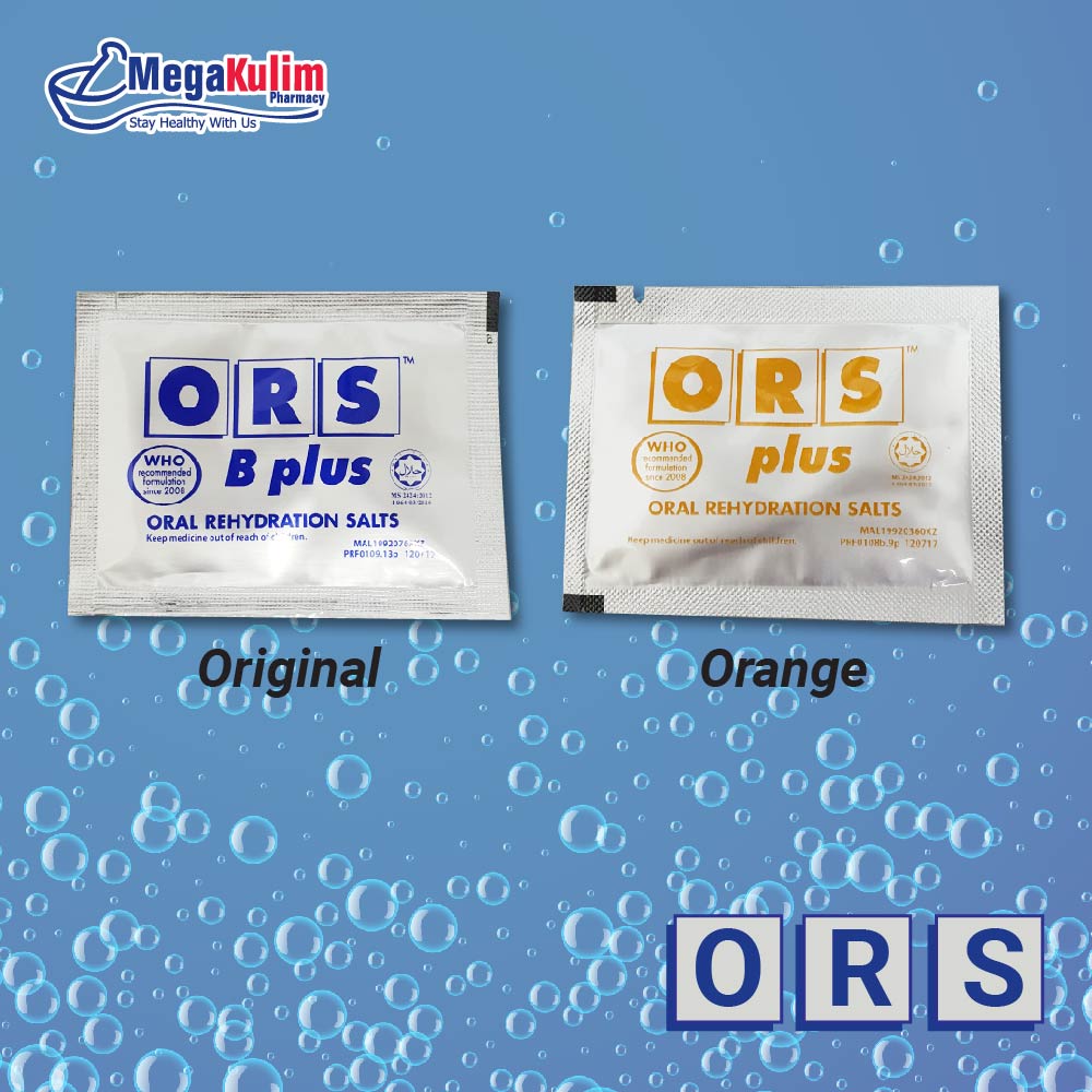 Ors Oral Rehydration Salts Orange Original 1 Sachet Shopee Malaysia