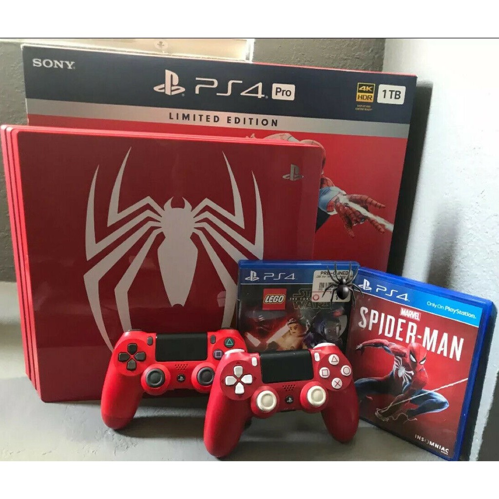 ps4 spiderman console bundle