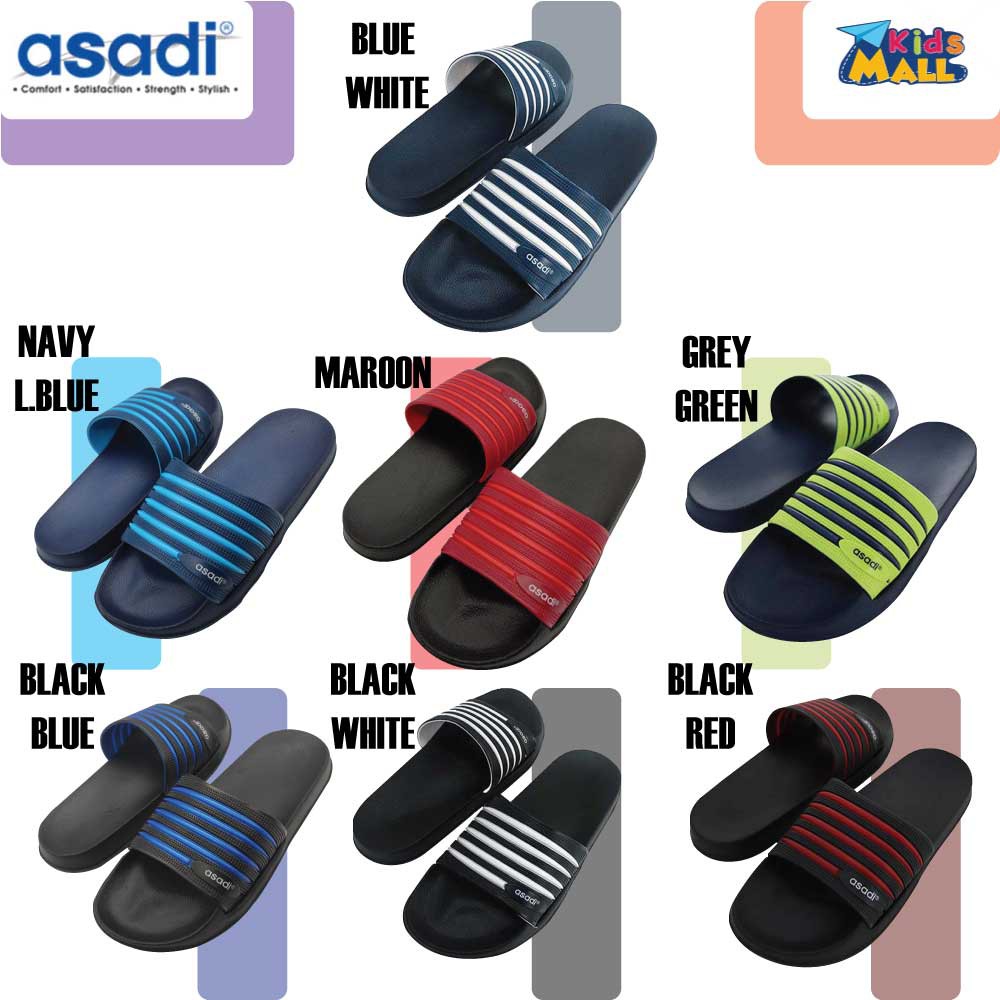 Asadi Men Sandals Slipper Sandal Lelaki Perempuan Unisex MJA-138742 ...