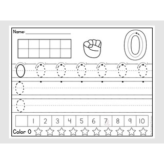 printable number tracing number 1 20 learning numbers