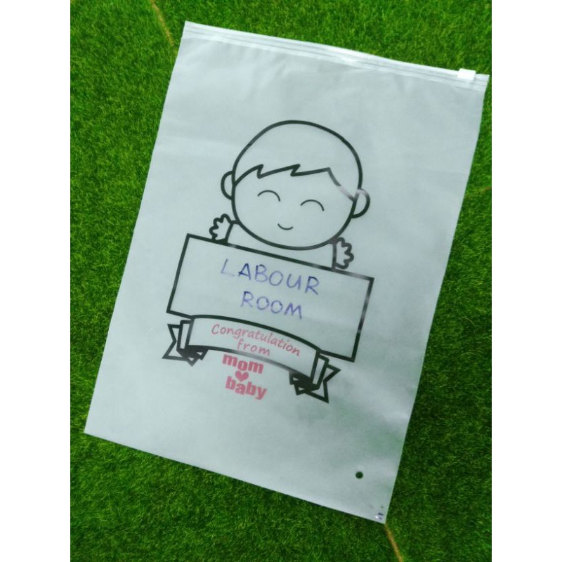 (READY STOK) Ziplock Bag / Packing Baju Bayi/ Plastik Hospital/ Plastik