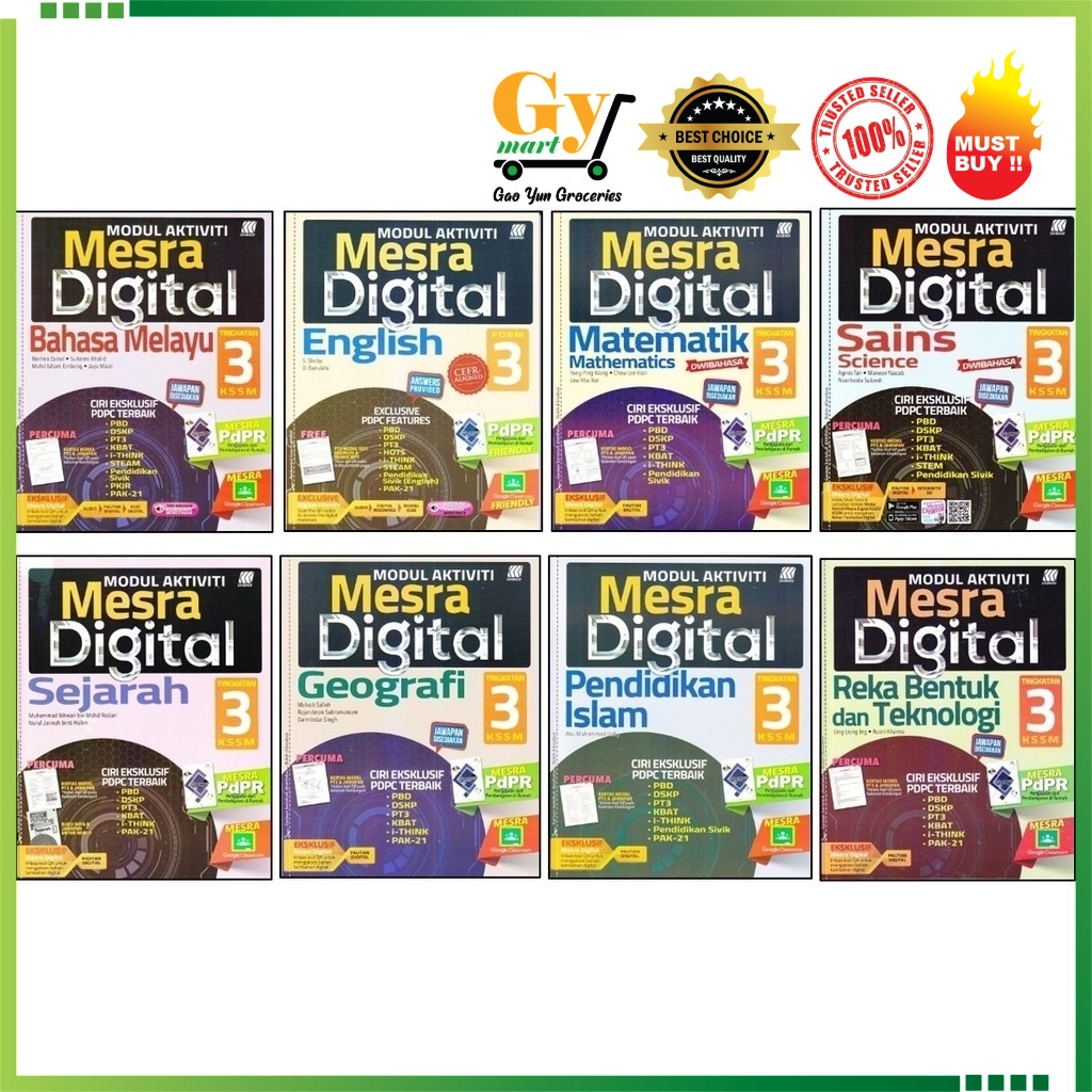 SASBADI  Modul Aktiviti Mesra Digital Tingkatan/Form 3 (Bahasa Melayu