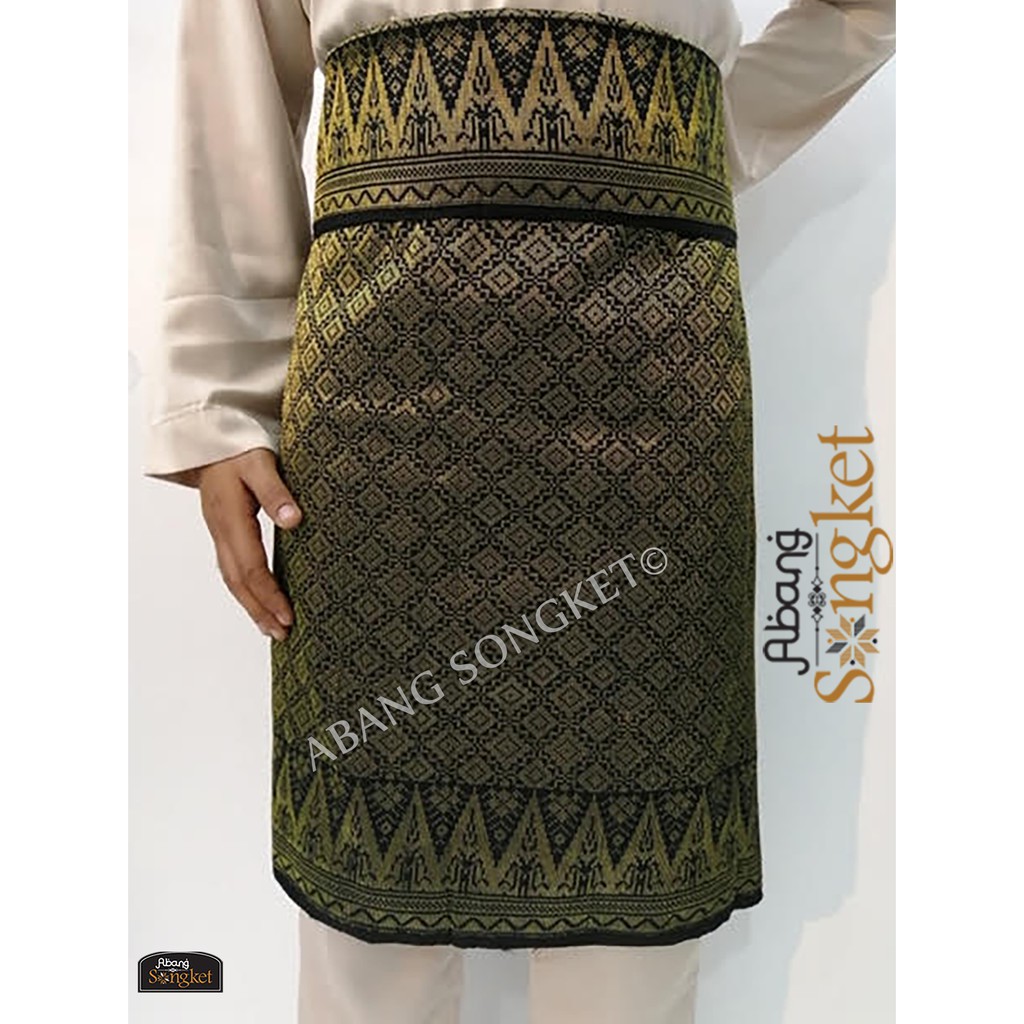 SAMPIN SONGKET HITAM, KAIN SAMPIN SONGKET, SAMPIN