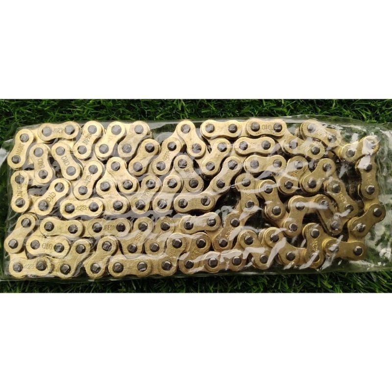 MOTORCYCLE GOLD CHAIN RACING HEAVY DUTY 420122L 420132L Rantai Emas