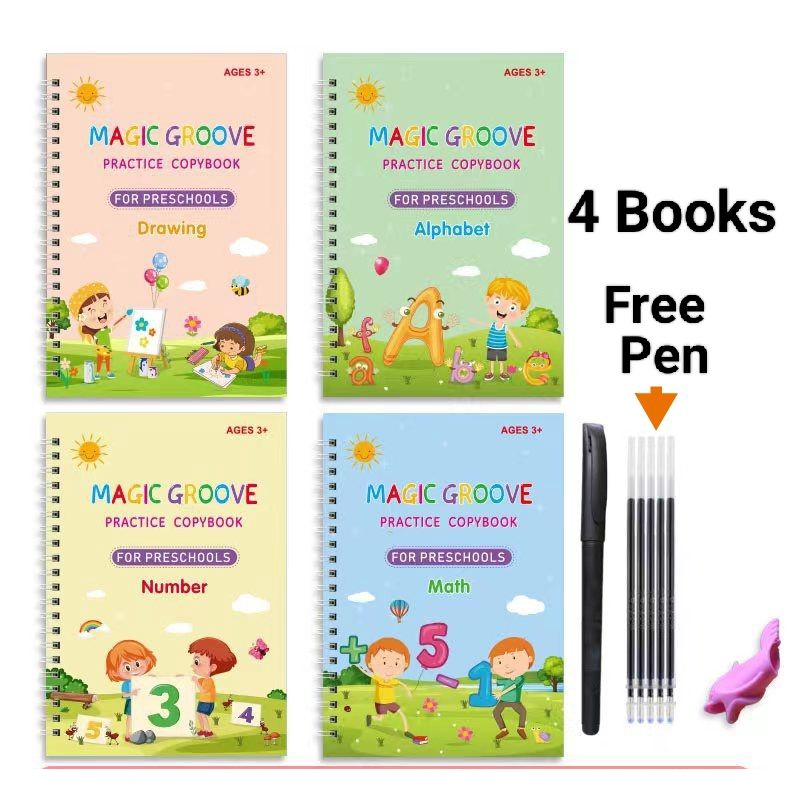 Buku Praktis Kanak kanak Set 4 Books Kid Handwriting Calligraphy ...