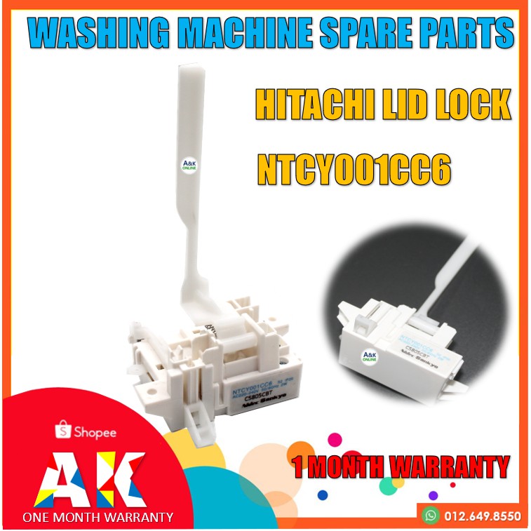 Ntcy001cc6 Hitachi Washing Machine Lid Lock Shopee Malaysia