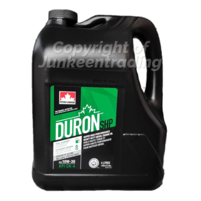 4L Petro-Canada Duron SHP 10W30 Heavy Duty Engine Oil API 