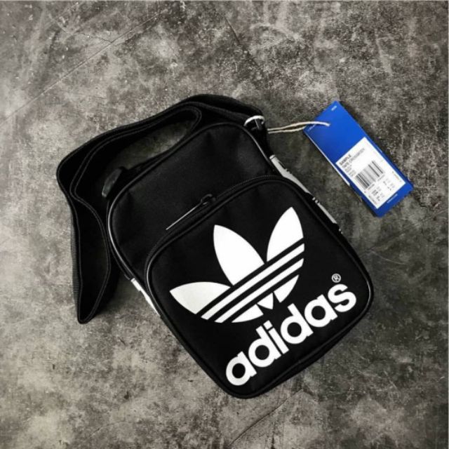 adidas originals mini tape crossbody bag