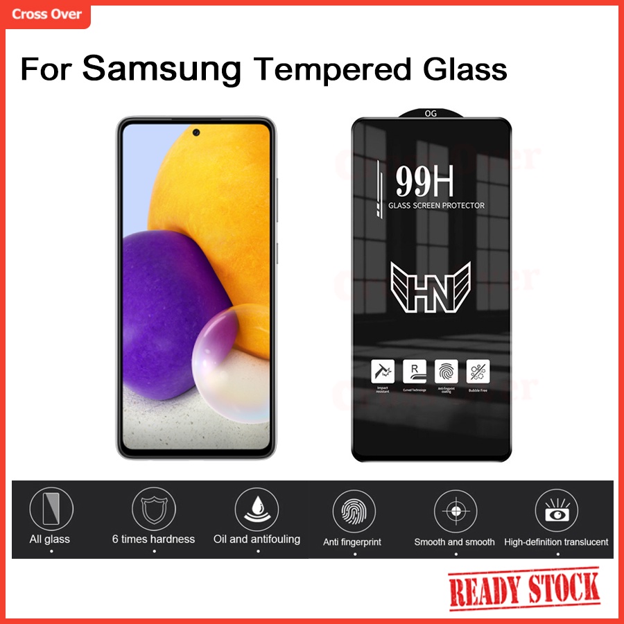 SAMSUNG A14 A24 A34 A54 A51 A52 A52S A53 A71 A72 A73 5G 99H 3D FULL PRIMIUM TEMPERED GLASS SCREEN PROTECTOR