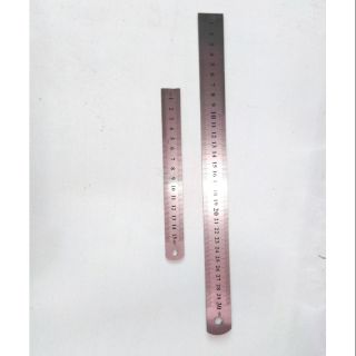 Wholesale Metal Ruler Pembaris Besi  15cm 30cm Shopee 