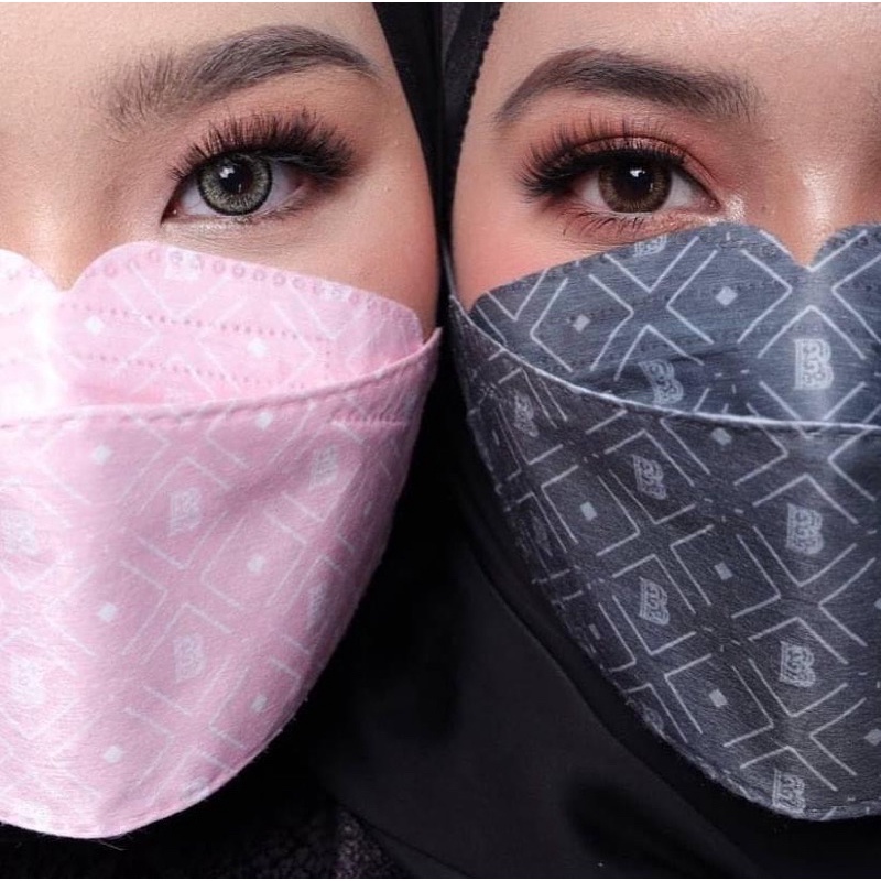 KF94 Mask by BAASWARA Hijab KF94 Headloop 4 Layer Disposable Face Mask