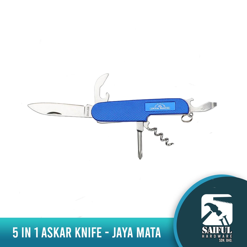 5 In 1 Askar Knife Jaya Mata Pisau Lipat Askar Shopee Malaysia