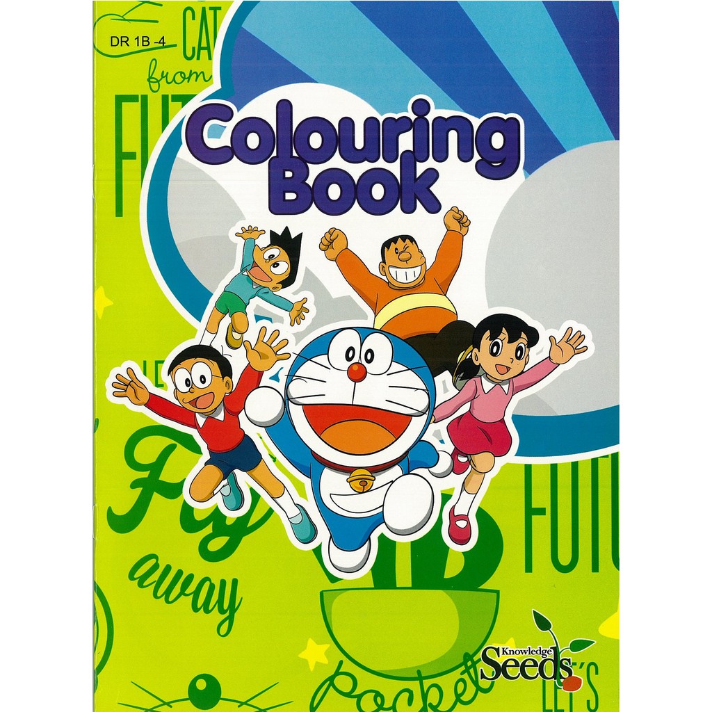 DORAEMON COLOURING BOOK - SERIES 4 - Kid Coloring Book ...