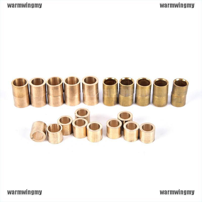 Build Workshop Classic 10PCS Pool Snooker Billiard Cue Tip Ferrules Brass Repair Tools 9 mwing - Image 2