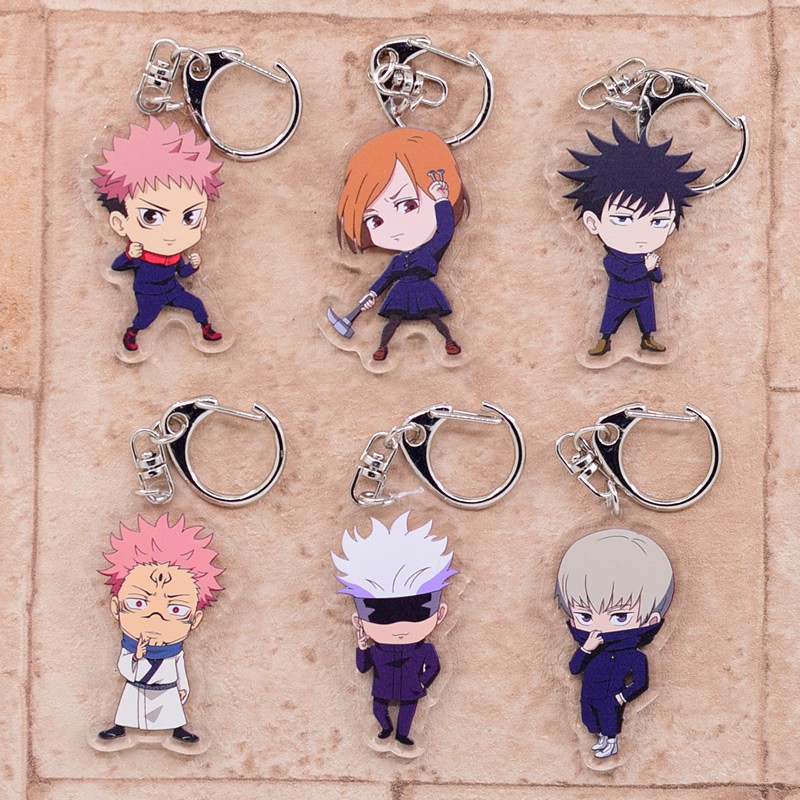 🔥🔥Jujutsu Kaisen Keychain Series 2 Anime Acrylic Key Chain Pendant