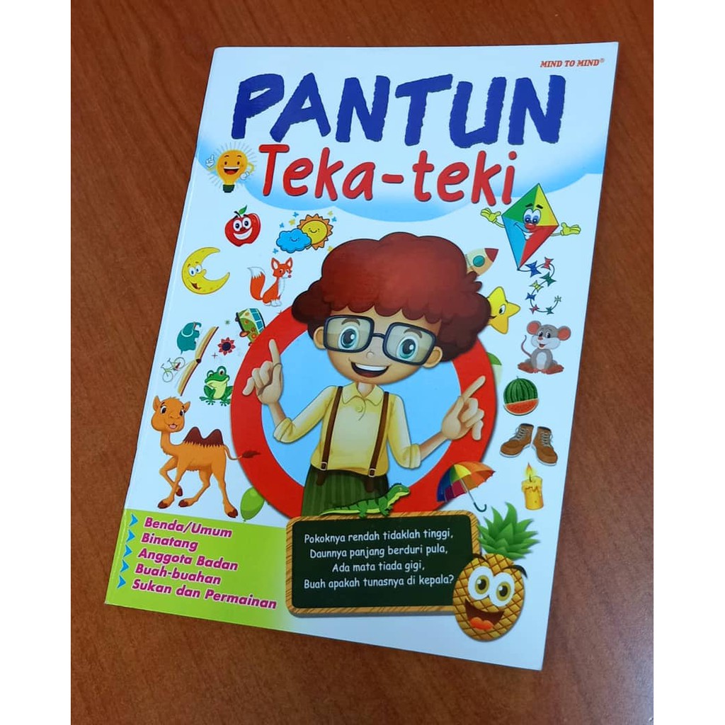 Buku Pantun Teka Teki Kumpulan Contoh Pantun Dalam Berbagai Tema - Riset