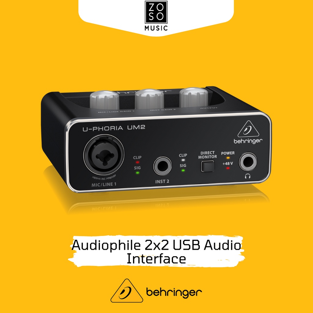 Звуковая карта behringer u phoria um2