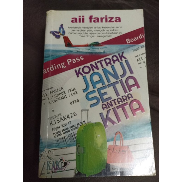 Kontrak Janji Setia Antara Kita Hot Preloved Novel Shopee Malaysia