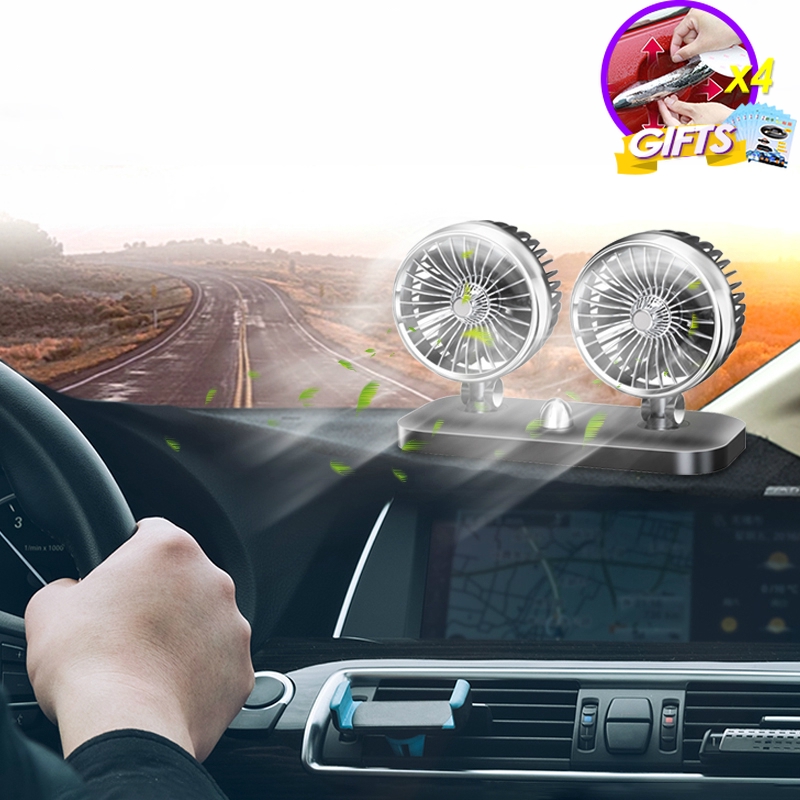 Car Cooling Fan Interior 12v Car Fans Accessories Universal Summer