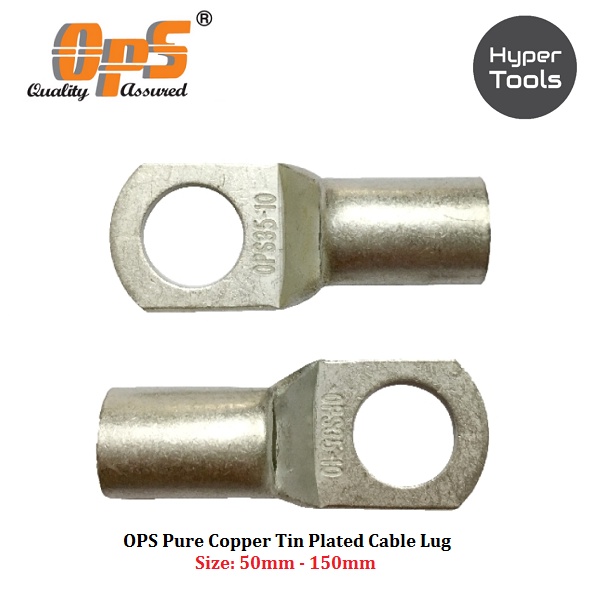 Ops Pure Copper Tin Plated Cable Lug Size Mm Mm Sell By Piece Shopee Malaysia