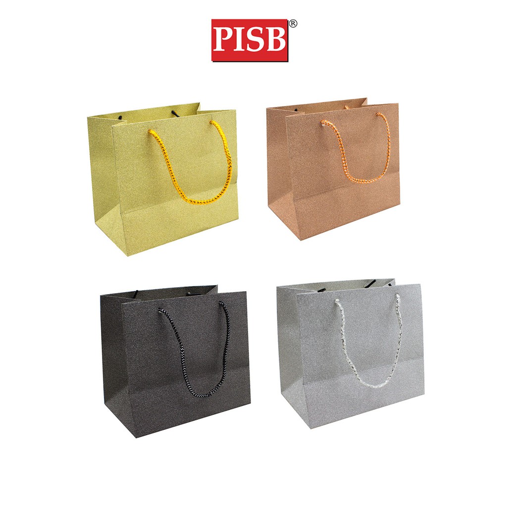 glitter paper bag