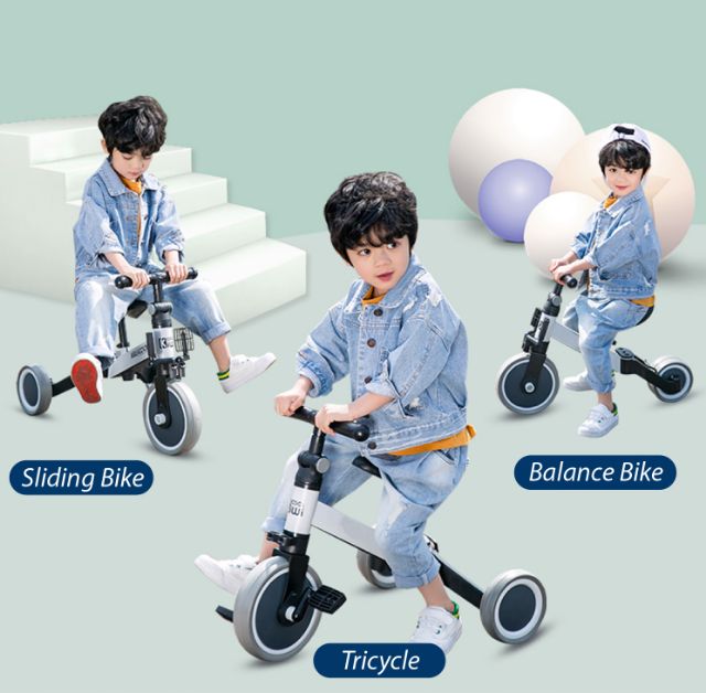 Lecoco Tiny Plus Kids Tricycle Vs Balance Bike for 18 months to 6 years old 
