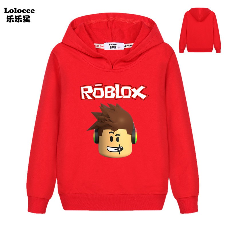 Children S Hoodies Roblox 3d Print Unisex Pullover Hooded Sweatshirts For Boys Girls Teen Kid S Shopee Malaysia - 2018 new kids roblox red nose day pullover hooded sweatshirt boys girls autumn cotton t shirt fashion cartoon tops 3 14 years