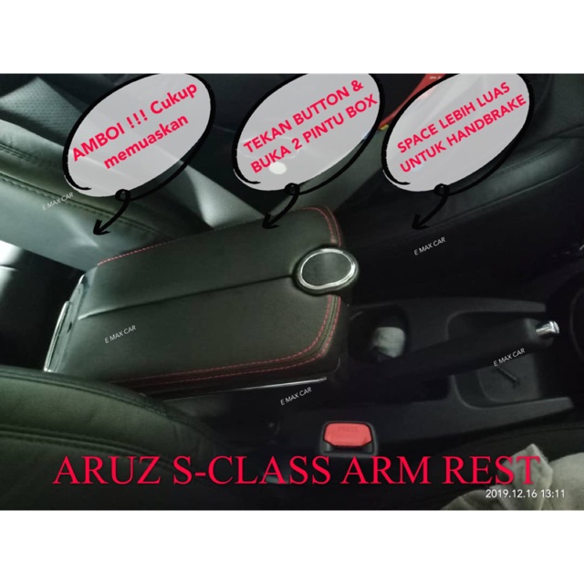 PERODUA ARUZ S-CLASS (G DESIGN) OPEN 2 SIDE DOOR ARM REST 