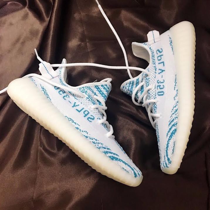 blue zebra yeezy