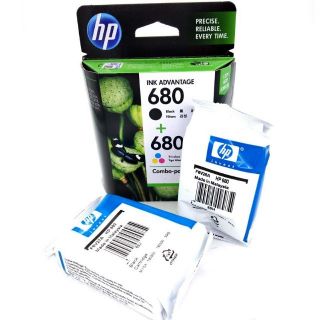 HP 680 INK ORIGINAL BLACK & COLOUR PRINTER CARTRIDGES ...