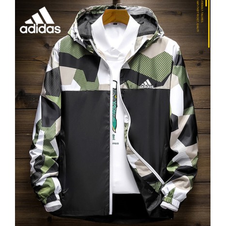 adidas men's jacket with hood