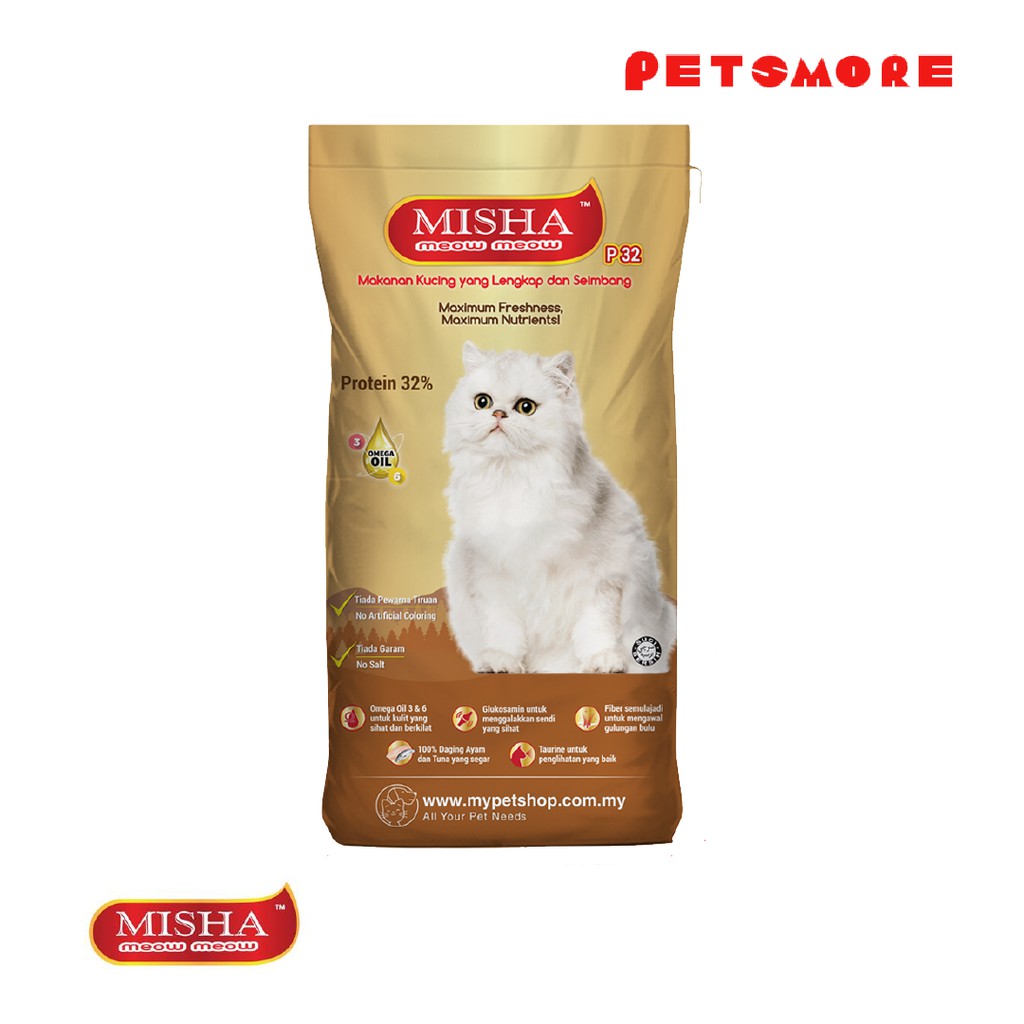 MISHA Dry Cat Food Ocean Fish/ Seafood/ Chicken & Tuna (8kg) Shopee Malaysia