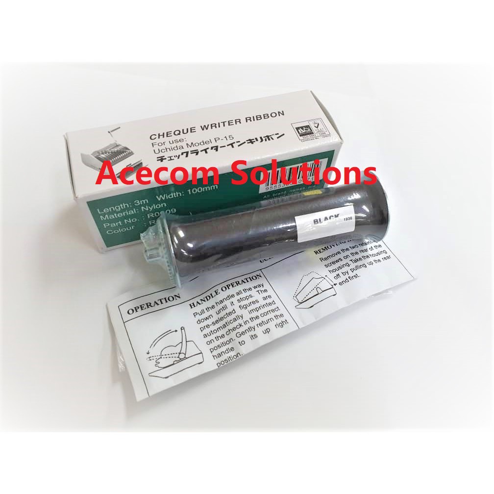 Uchida P15 P15 Manual Check Writer Cheque Writer Ribbon Refill Ink