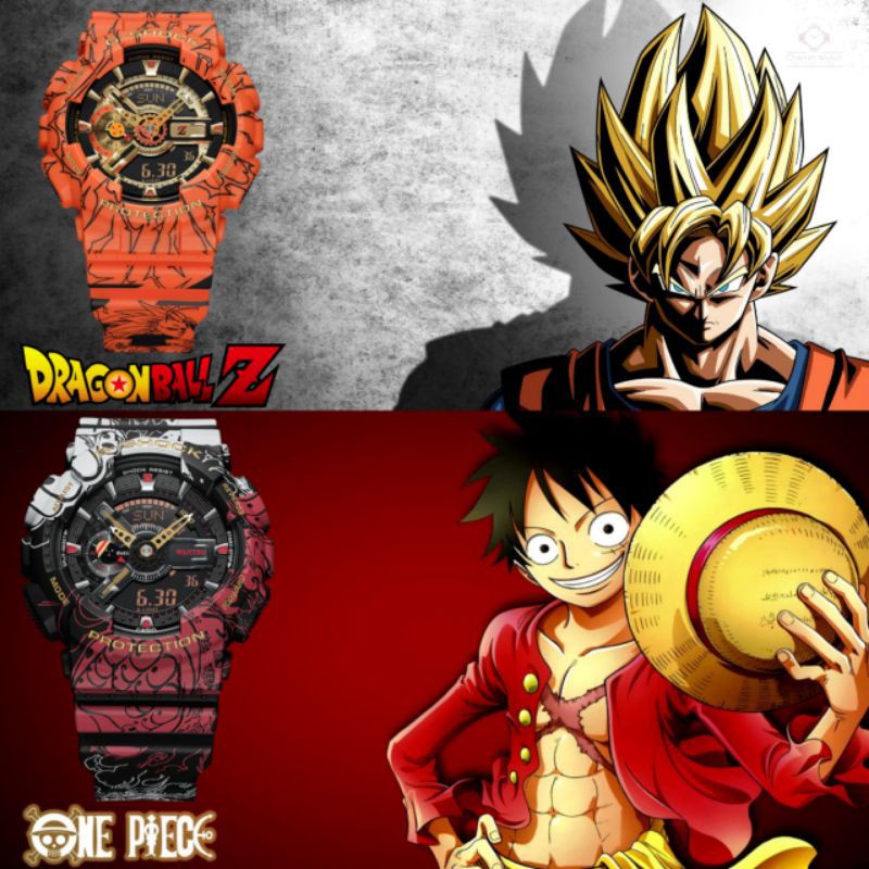 In Stock G Shock X One Piece X Dragonball Limited Japan Anime Men Watch Shopee Malaysia