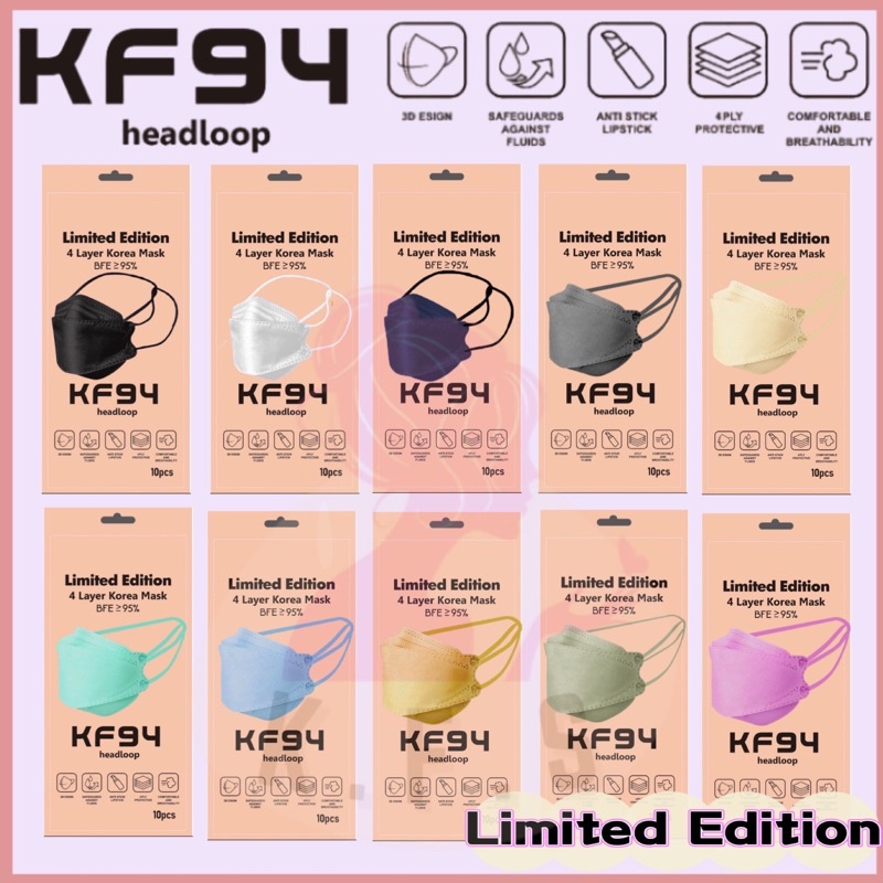 DR.PLUS KF94 Headloop 3D Fish Mouth Face Mask Hijab FaceMask Disposable Earloop 4ply Mask KF94 Headloop Mask mask kf94