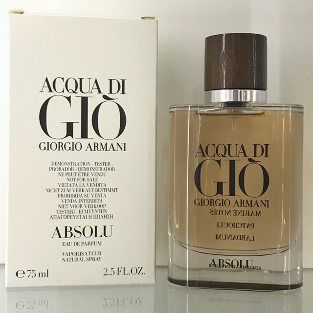 ORIGINAL PERFUME TESTER GIORGIO ARMANI 