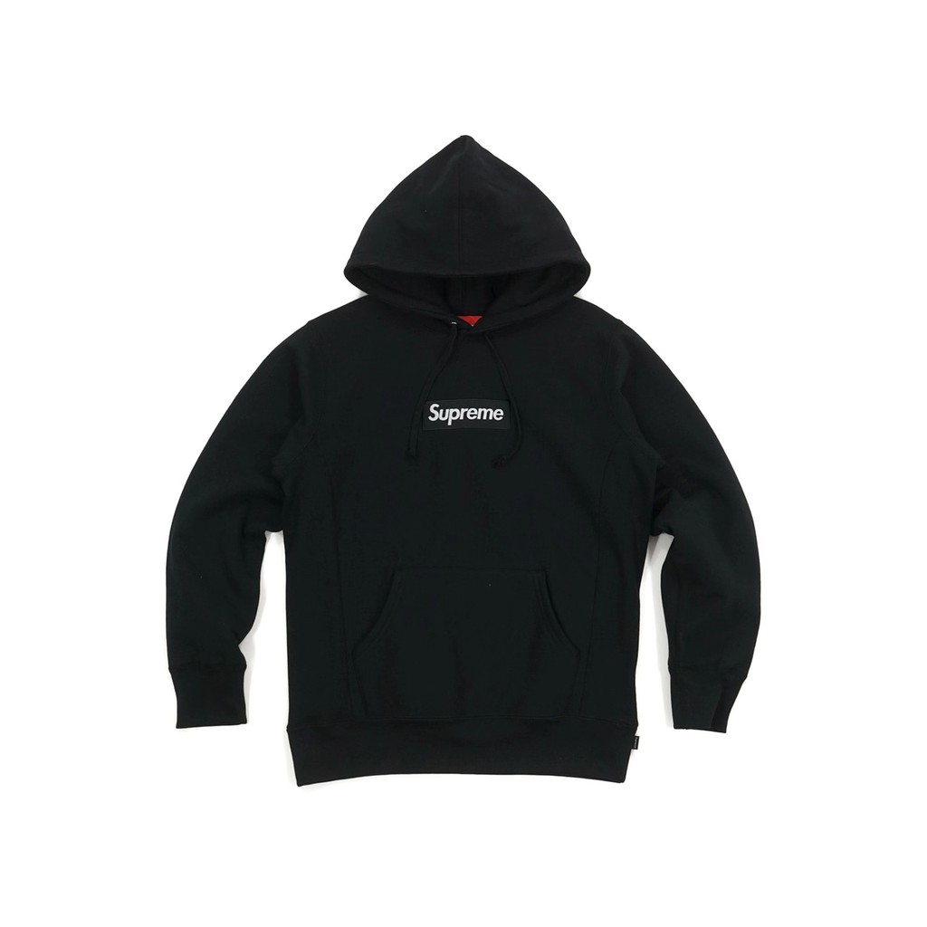 supreme black and white sweater