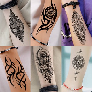 Tato Stiker Pelekat Tatu Totem Lengan Kecil Lelaki Dan Wanita Kalis Air Naga Lengan Bawah Lengan Separuh Harimau Serigala Pelekat Tatu Simulasi Tahan Lama Shopee Malaysia