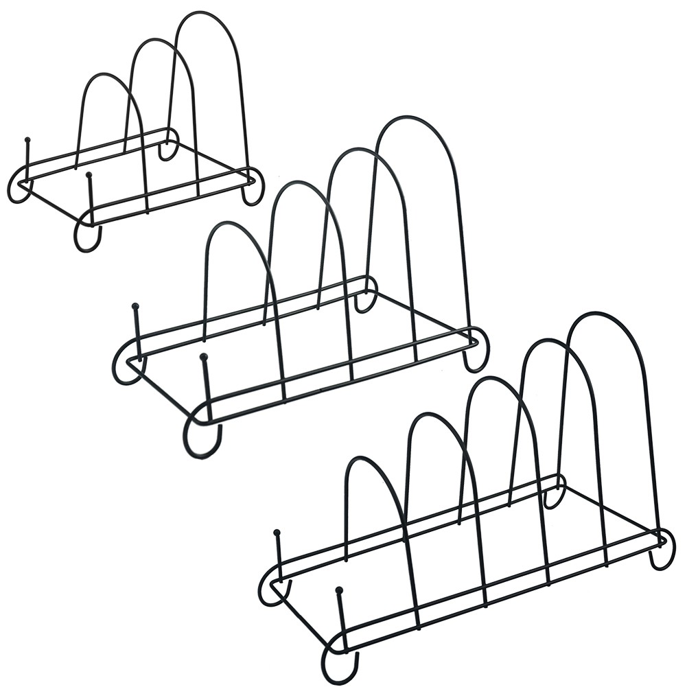 Multi Layer Metal Scrollwork Dish Rack Plate Rack Display Stand