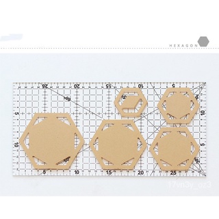 MagiDeal Plastic Quilting Quilt Stencil Painting Craft Template Stitch Sewing Tool 32.5x16.5cm